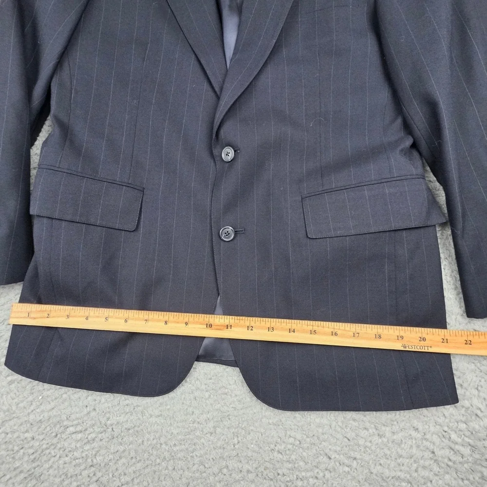 Jos. A. Bank Executive Collection Blazer Mens Navy Blue‎ Pinstripe No SZ tag 40S